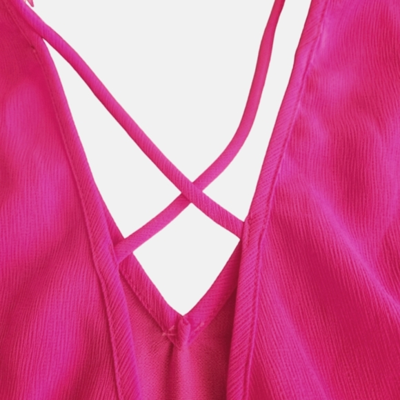 TCEC Womens pink top with bell sleeves size small - Picture 7 of 10